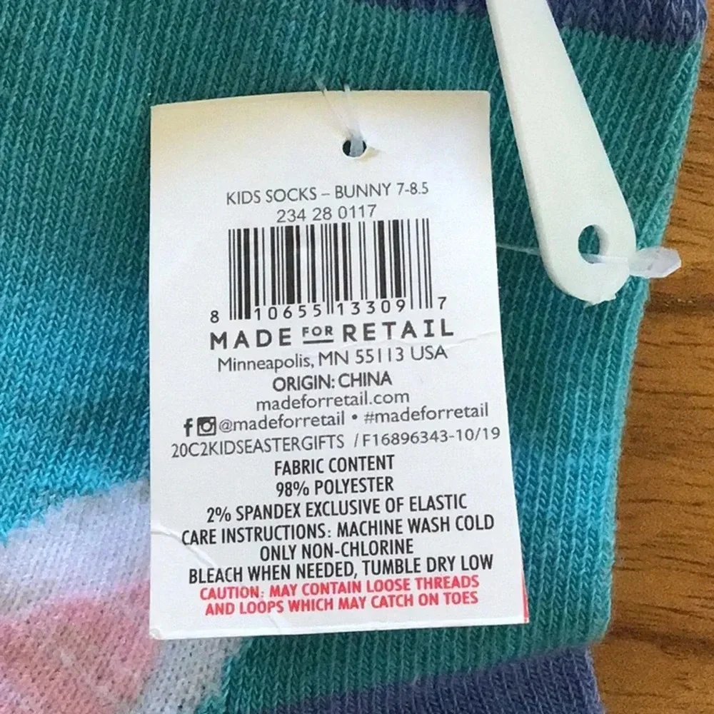 Easter Casual Crew Socks Trio - NWT
